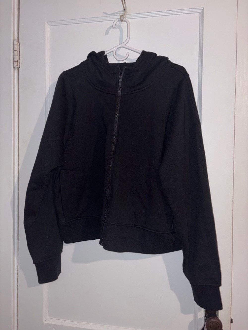 NWOT lululemon size 14 Classic Black Zip-Up Hoodie